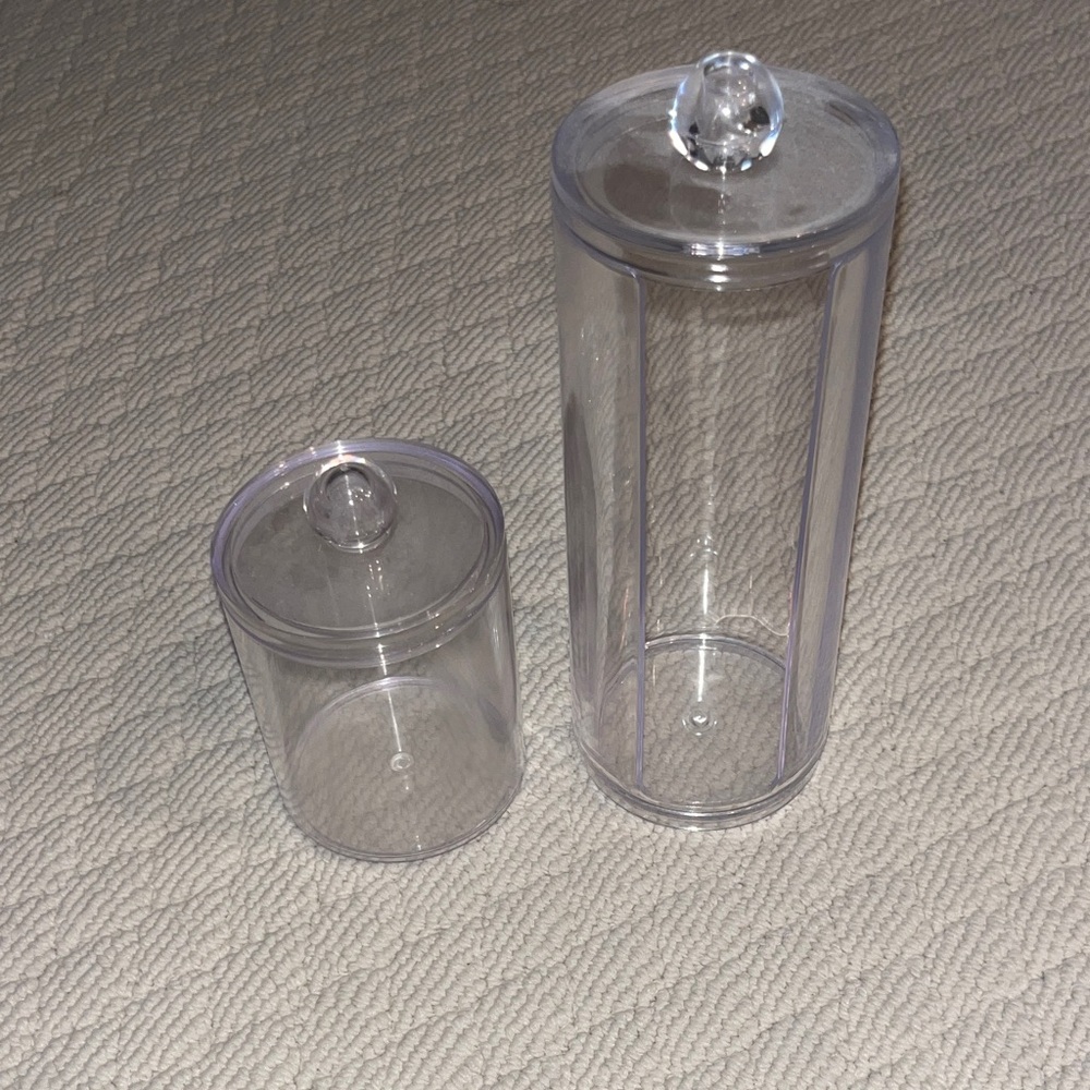 Clear Acrylic Canister Set